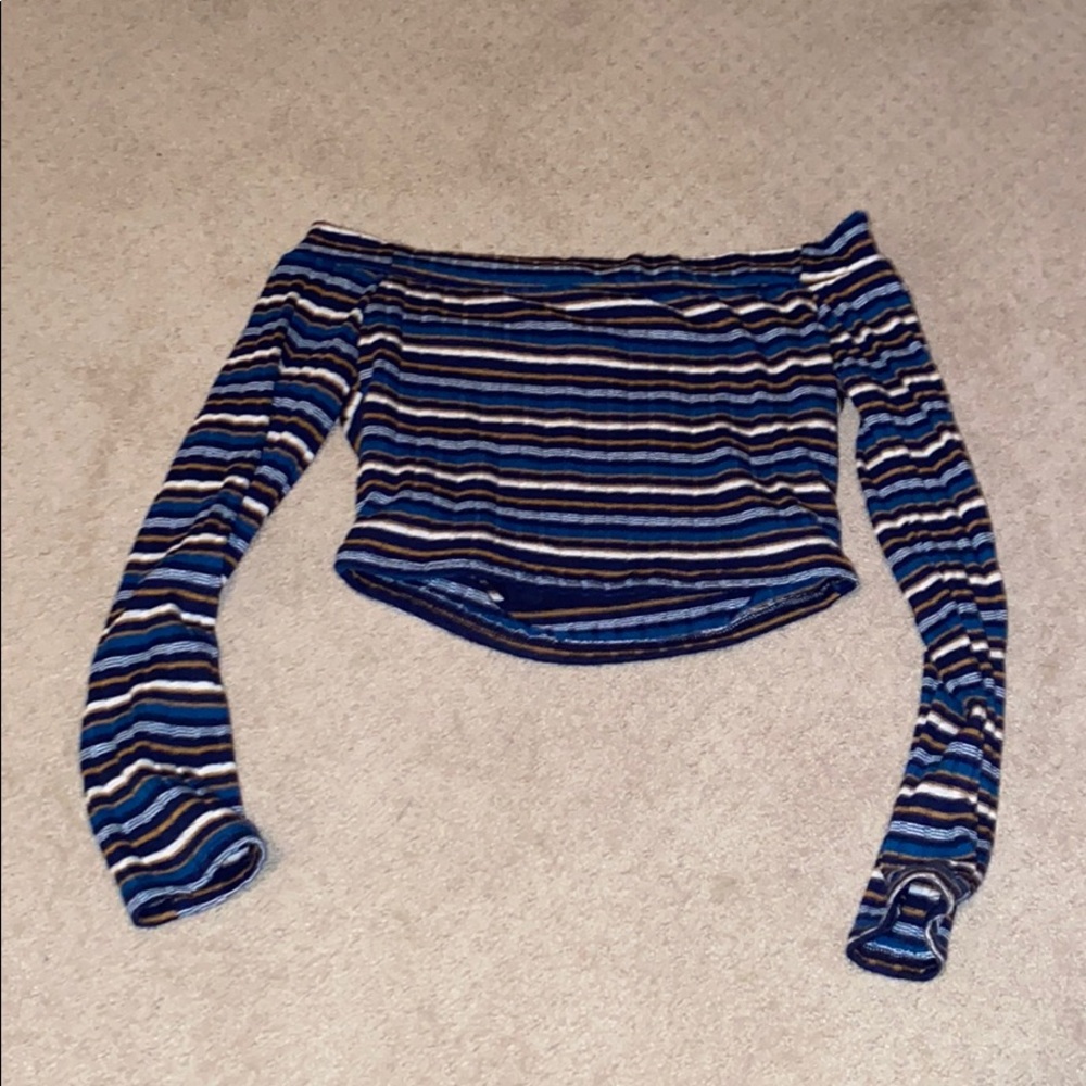 off the shoulder crop top